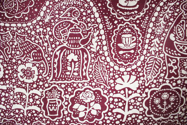 LINNETリネンプリント ハーブティー